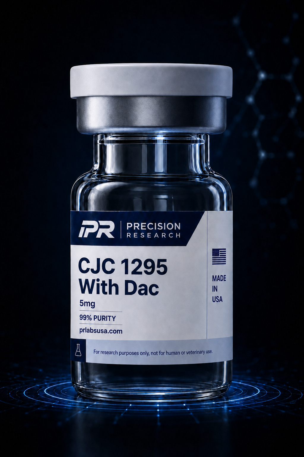 CJC 1295 WITH DAC | High Purity Research Peptide (5mg)